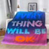 Плед 3D мотивационный EVERY THING WILL BE OK 2743_A 12824 160х200 см