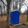 Туалетная кабина с пластиковым поддоном биотуалет
