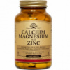 Кальций Магний и Цинк, Calcium Magnesium Plus Zinc, Solgar, 100 таблеток