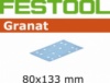 Шлифматериал 80 х 133 мм, Р 80, Granat, Festool