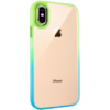 Чехол TPU+PC Fresh sip series для Apple iPhone XS Max (6.5«») Бирюзовый / Лимонный - купити в SmartEra.ua