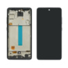 Дисплей для Samsung A525 Galaxy A52 (2020) с чёрным тачскрином и чёрной корпусной рамкой (с широким ободком) OLED
