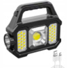 Ручний акумуляторний ліхтар Solar light YT-880B для кемпінгу та роботи • Фонарь ручной YT-880B с солнечной панелью и Power Bank