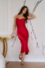 Коктейльна Сукня Slip Dress 25027 Червона