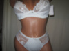 Комплект білизни Diorella білий: бюстгальтер чашка С і сліпи