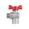 Кран кульовий Thermo Alliance Forte 1/2« ВЗ для води угловой (метелик) SF267W15