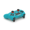 Геймпад Brazzers S8-P беспроводной для PS4 Wireless DOUBLE-motor vibration 4, разъем для наушников, LED light bar, Cyan, 3.7V, 600mAh, Blister-box