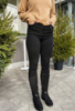 Жіночі чорні брюки-скінні