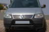 Кенгурятник WT005 Black (нерж) для Volkswagen Caddy 2004-2010 гг