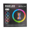 Кільцева LED лампа 3D-36RGB USB 36cm