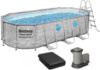Каркасний басейн Bestway 56716 (549х274х122 см) з картриджним фільтром, драбиною та тентом