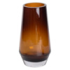 Ваза для цветов стеклянная 26 см стеклянная из цветного стекла 2.2 л Коричневая HP-10-27