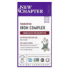 Залізо, ферментований комплекс, Fermented Iron Complex, New Chapter, 60 таблеток
