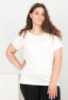 Жіноча біла футболка