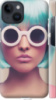 Чехол на Iphone • Синеволосая девушка в очках 4061m-2648