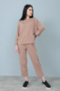 Прогулянковий костюм вільного крою «Lamark» оптом | Розпродаж моделі Капучіно, 42-44