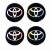 Наклейки на колпаки,диски Toyota (4шт)