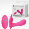 Вібратор в трусики з вагінальним стимулятором та пультом Pretty Love Walke LyBaile