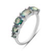 Серебряное кольцо CatalogSilver с мистик топазом 1.84ct, вес изделия 2,65 гр (2179153) 17.5 размер