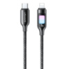 Дата кабель Usams US-SJ749 With Colorful Light TC Ser. Type-C to Lightning 30W (1.2m)