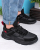 Чоловічі чорні кросівки на шнурівці