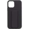 Чохол Silicone Case Hand Holder для Apple iPhone 12 Pro / 12 (6.1«») (Чорний / Black) - купити в SmartEra.ua