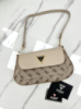 Сумка Guess MINI багет бежевий