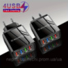 Зарядка для смарфона 4-ох портова USB швидка зарядка для телефона планшета 30 Вт Xiaomi Poco Samsung Huawei Sony зарядка для телеф