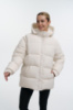 Пуховик-трансформер жіночий «Mishele» білий