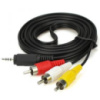 Кабель аудіо 3,5 мм/3RCA (3 м)