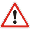Дорожный знак 1.39 - Аварийно опасный участок. Предупреждающие знаки. ДСТУ 4100:2002-2014