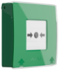 Беспроводная настенная кнопка для активации пожарной тревоги вручную Ajax ManualCallPoint Green
