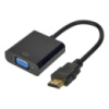 Переходник HDMI to VGA (F) черный