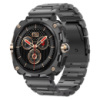 Розумний годинник Modfit Onyx Black-Gold Steel з AMOLED дисплеєм та сталевим браслетом (+ ремінець)