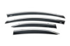 Ветровики с хромированным молдингом (4 шт, Niken) для Honda Civic Sedan VIII 2006-2011 гг