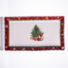 Блюдо сервировочное новогоднее для закусок Christmas 30.5×17.5×2.5 (см) прямоугольное из фарфора HP-SDHK-21