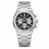 Чоловічий годинник Pagani Design PD-1707 Silver-Black з сапфіровим склом та хронографом SEIKO VK63