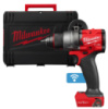 Дриль-шуруповерт акумуляторний безщітковий MILWAUKEE, M18 ONEDD3-0X, 158Нм (каркас, кліпса для ременя, бічна рукоять, HD кейс)