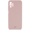 Чохол Silicone Cover Full Camera (AAA) для Xiaomi Redmi Note 10 Pro / 10 Pro Max (рожевий / Pink Sand) - купити в SmartEra.ua