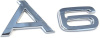 Емблема - напис «A 6» на багажник 2005> 90х35мм 4F08537412ZZ