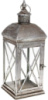 Подсвечник-фонарь декоративный «Cornel» 18.5х18.5х49см, серебро с патиной
