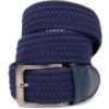 Текстильний ремінь чоловічий класика 720520 Синій