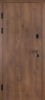 Двері вхідні квартира РУБІЖ Горизонт Зріз дерева коньячний
