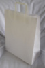Пакет паперовий «Білий КРАФТ» з пласкими ручками 320х150х420 мм
