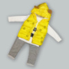 Детский костюм тройка «Мишка» желтый 98р.