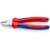 Кусачки бокові (бокорізи), діаметр 4,0мм, 180мм KNIPEX 70 05 180 T BK, зі страхувальним кріпленням, хромовані