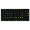 DM Наклейка для клавіатури Ukraine Keyboard Stickers Black/Green/Pink