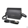 Lucherino 636 ЧОРНА — гладка екошкіра — елегантна сумочка високої якості, стінки добре тримають форму