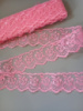 Кружево яблочко / ширина 4 см / розовый /  1 метр
