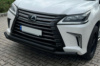 Передняя защита ST014 Black (2015-2026, нерж) для Lexus LX570/450d